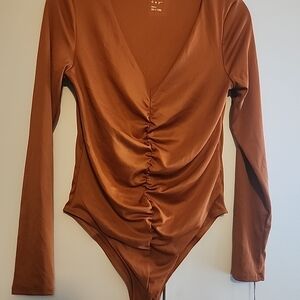 A New Day Vibrant Orange Bodysuit